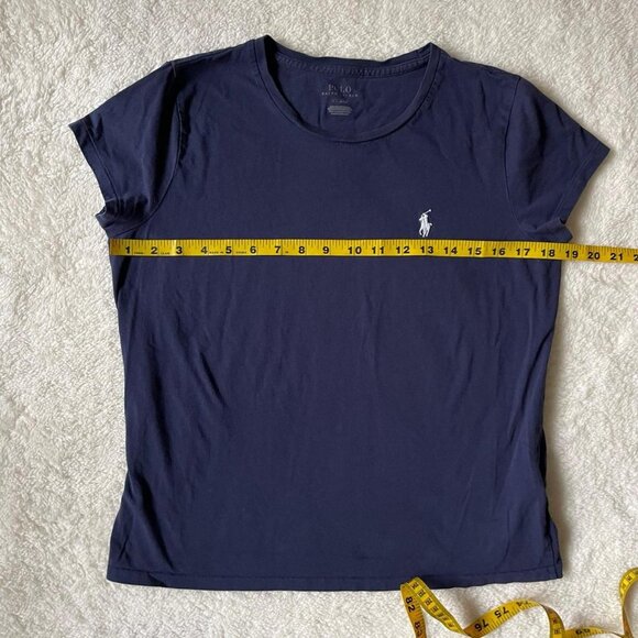 Navy Polo Tee - Picture 6 of 7